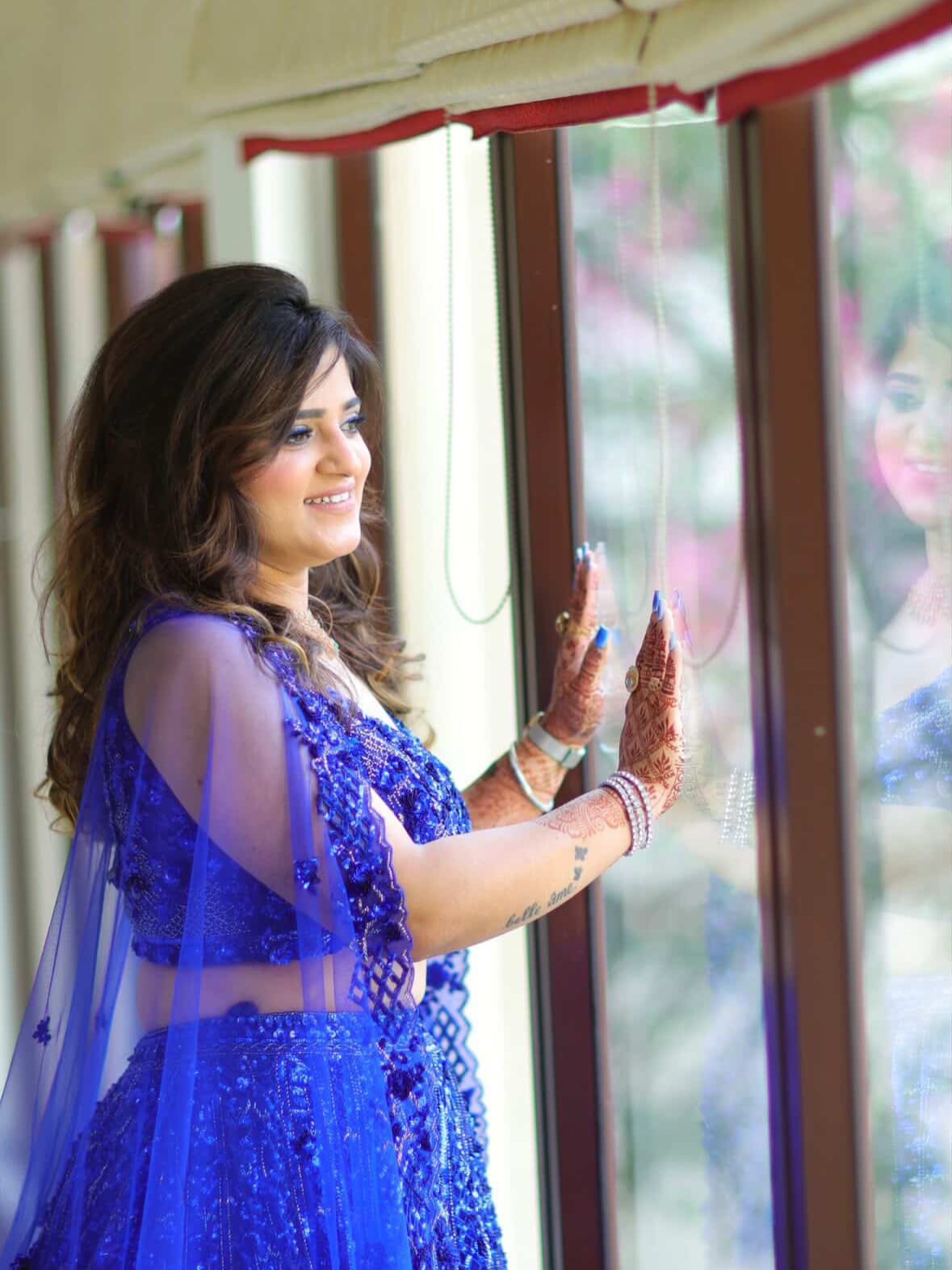 Blue Lehnga