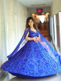 Blue Lehnga