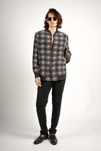 AYAN MIDNIGHT BOMBER JACKET