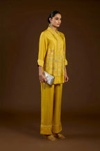“I AM” a mustard aari work co-ord Set