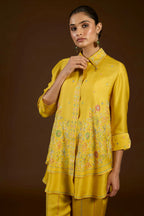 “I AM” a mustard aari work co-ord Set