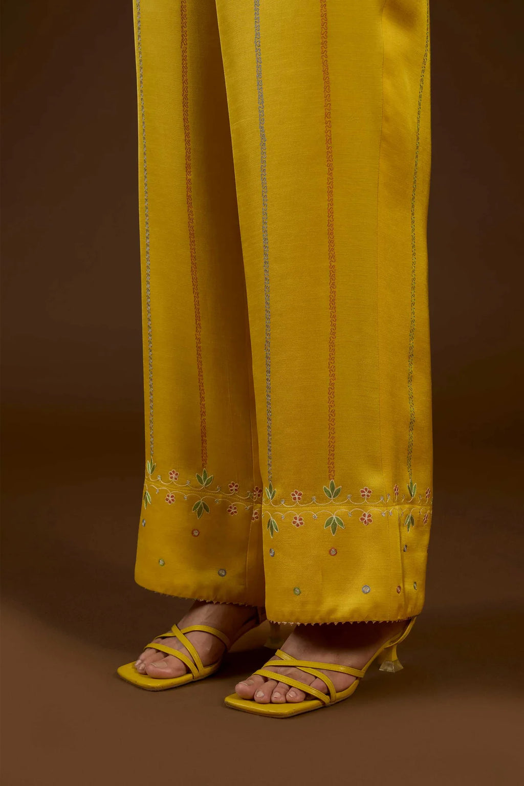 “I AM” a mustard aari work co-ord Set