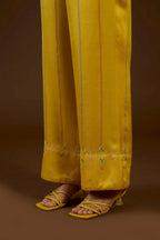“I AM” a mustard aari work co-ord Set