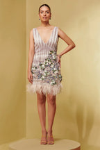 Forest midi dress