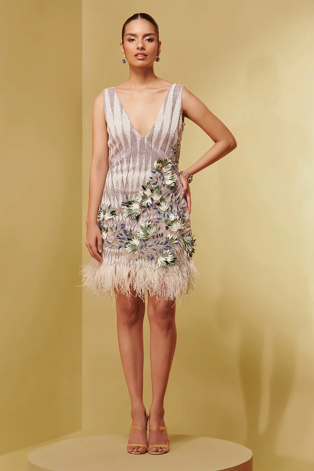 Forest midi dress