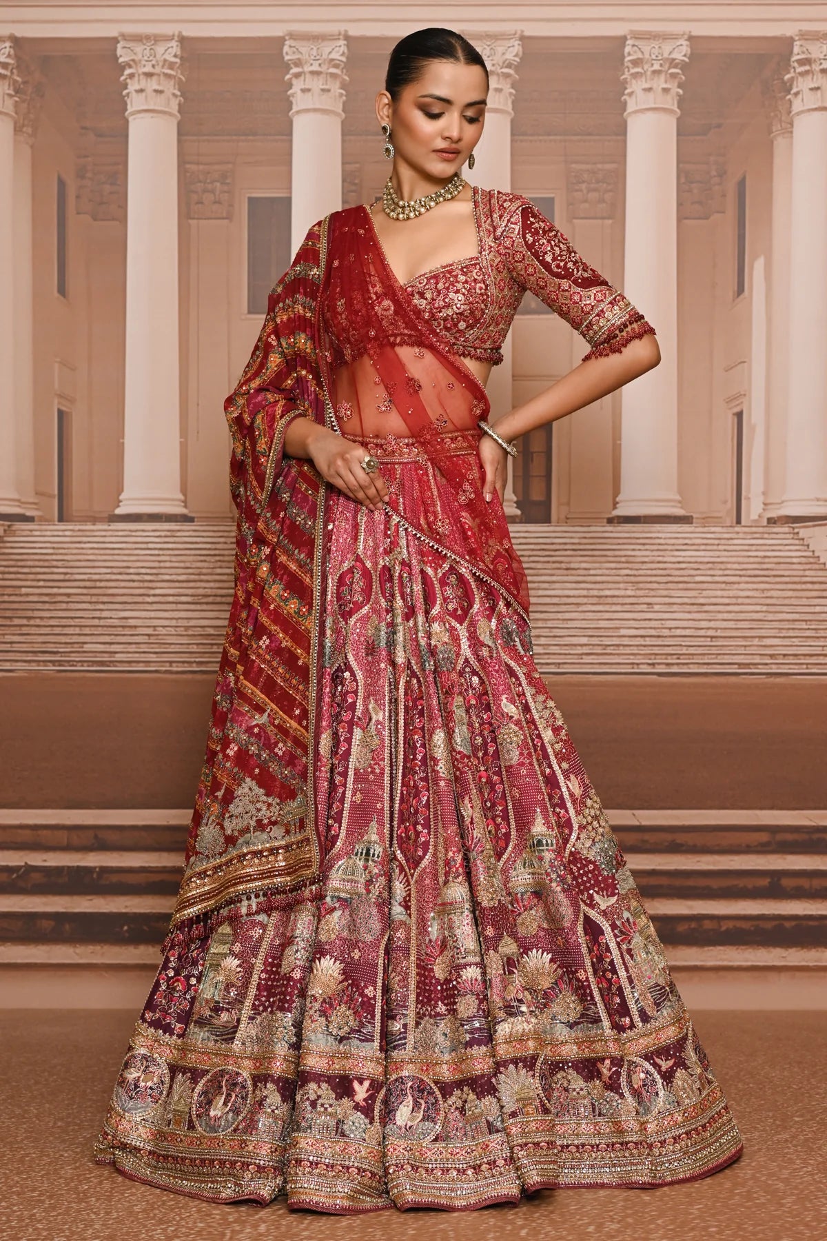Ever Bloom Pichwai Embellished Lehenga